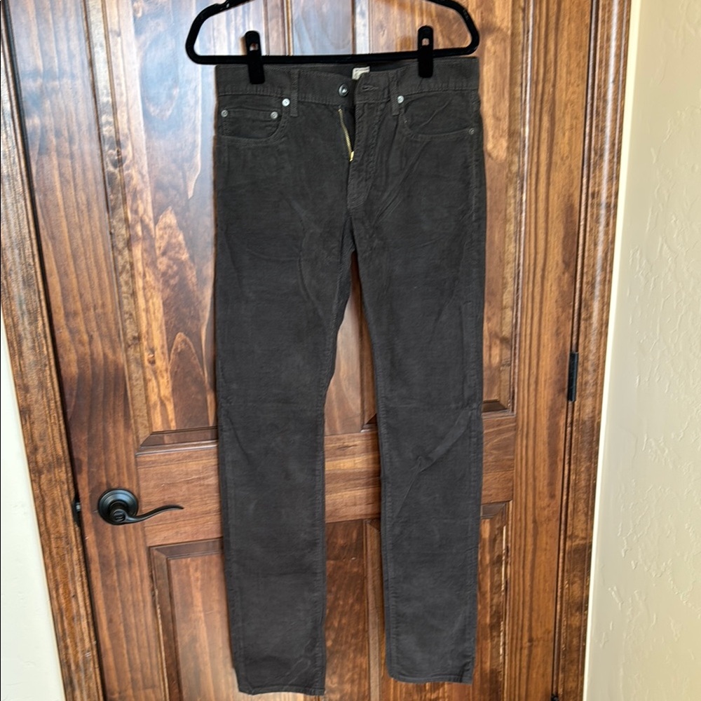 J.Crew Men's Brown Cords with tags size 30/34